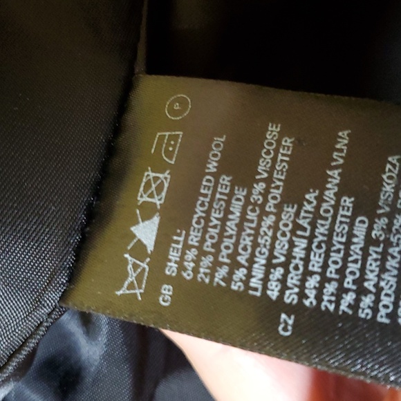 H&M Black Wool Coat - Picture 10 of 11